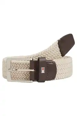 Wehkamp Tommy Hilfiger gevlochten riem Adan beige aanbieding