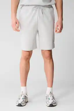 Wehkamp Shoeby relaxed regularwaist sweatshort lichtgrijs aanbieding