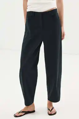 Wehkamp Mango barrel broek - blauw aanbieding