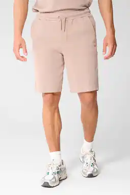 Wehkamp Shoeby regularwaist sweatshort taupe aanbieding