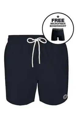 Wehkamp Muchachomalo zwemshort + gratis boxershort donkerblauw aanbieding