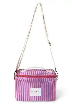 Wehkamp Studio Noos koeltas Poplin Striped paars aanbieding