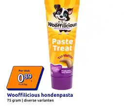 Action Wooffilicious hondenpasta aanbieding