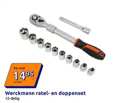 Action Werckmann ratel- en doppenset aanbieding