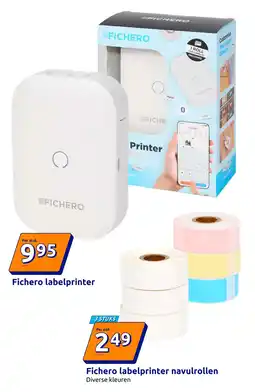Action Fichero labelprinter aanbieding