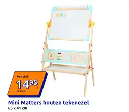 Action Mini Matters houten tekenezel aanbieding