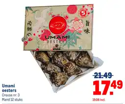Makro Umami oesters aanbieding