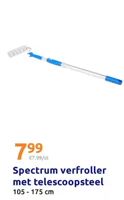 Action Spectrum verfrroller met telescoopsteel aanbieding