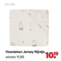 Baby-Dump Jollein Hoeslaken Jersey Nijntje aanbieding