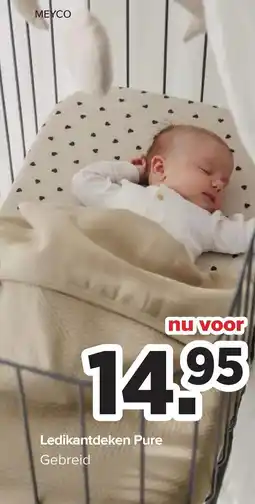 Baby-Dump Meyco Ledikantdeken Pure aanbieding