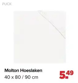 Baby-Dump PUCK Molton Hoeslaken aanbieding