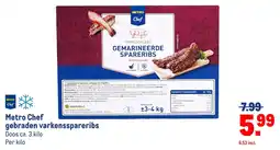 Makro Metro Chef gebraden varkensspareribs aanbieding