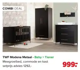 Baby-Dump TWF Modena Metaal aanbieding