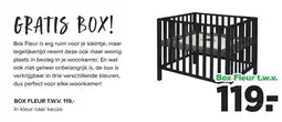 Baby-Dump Box Fleur aanbieding