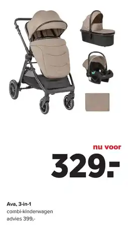 Baby-Dump Ava, 3-in-1 combi-kinderwagen aanbieding