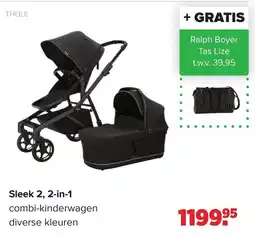 Baby-Dump Thule sleek 2, 2-in-1 combi-kinderwagen aanbieding