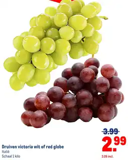 Makro Druiven victoria wit of red globe aanbieding