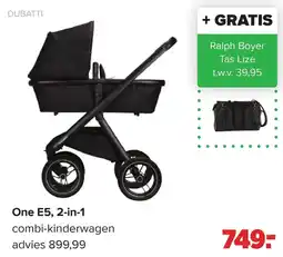 Baby-Dump DUBATTI One E5, 2-in-1 combi-kinderwagen aanbieding