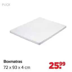 Baby-Dump Puck boxmatras aanbieding
