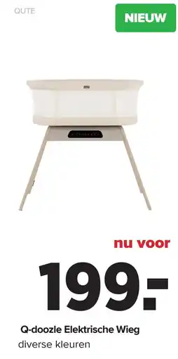 Baby-Dump Qute Q-doozle Elektrische Wieg aanbieding