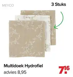 Baby-Dump Meyco Multidoek Hydrofiel aanbieding