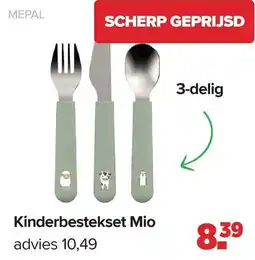 Baby-Dump Mepal Kinderbestekset Mio aanbieding