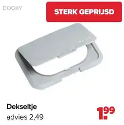 Baby-Dump Dooky dekseltje aanbieding