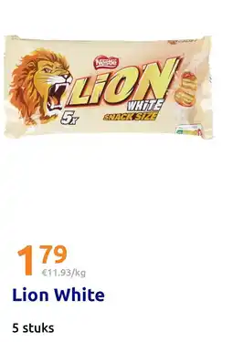 Action Lion White aanbieding