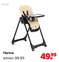 Baby-Dump puck hanna aanbieding