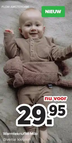 Baby-Dump Flow Warmteknuffel Milo aanbieding