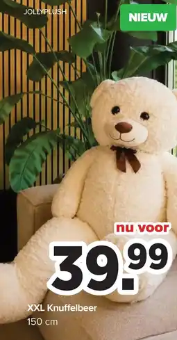 Baby-Dump Jollyplush XXL Knuffelbeer aanbieding