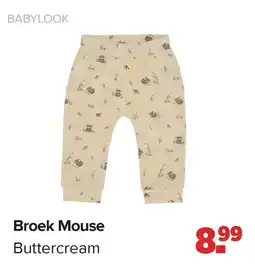 Baby-Dump BABYLOOK Broek Mouse Buttercream aanbieding