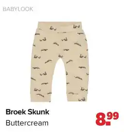 Baby-Dump Babylook broek skunk buttercream aanbieding