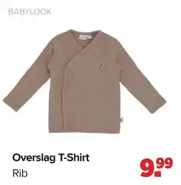 Baby-Dump Babylook overslag t-shirt rib aanbieding