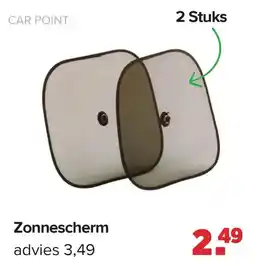 Baby-Dump CAR POINT Zonnescherm aanbieding