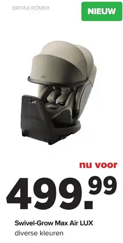 Baby-Dump Britax Römer Swivel-Grow Max Air LUX aanbieding