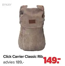 Baby-Dump BYKAY Click Carrier Classic Rib aanbieding