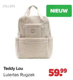 Baby-Dump Jollein Teddy Lou Luiertas Rugzak aanbieding