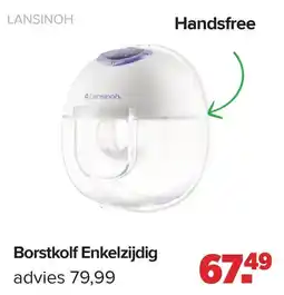 Baby-Dump Lansinoh Borstkolf Enkelzijdig aanbieding
