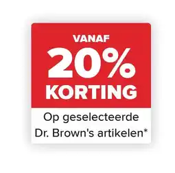 Baby-Dump Dr. Brown's aanbieding