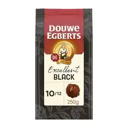 Jumbo Douwe Egberts Excellent Black Filtermaling 250 g aanbieding