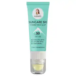 Kruidvat Drs Leenarts Suncare Ski SPF50 Combi Face & Lip aanbieding