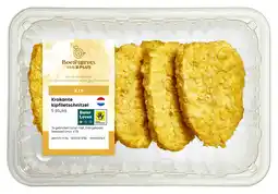 PLUS PLUS Boerentrots Krokante kipfiletschnitzels 5st aanbieding