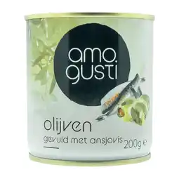 PLUS Amogusti Olijven gevuld met ansjovis aanbieding