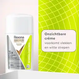Kruidvat Rexona Maximum Protection Stress Control Antitranspirant Deodorant Stick aanbieding