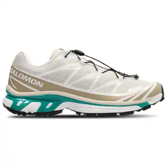 Foot Locker Salomon XT-6 Sneakers Heren - Beige - Maat 44 - Mesh/Synthetisch aanbieding