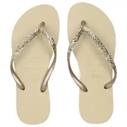 Foot Locker Havaianas Slim Slippers en Sandalen Dames - Beige - Maat 35/36 - Plastic aanbieding