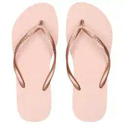 Foot Locker Havaianas Slim Slippers en Sandalen Dames - Roze - Maat 33/34 - Plastic aanbieding
