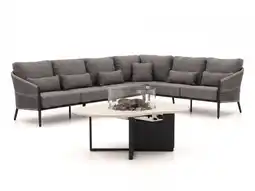Kees Smit + 10% kassakorting | Bellagio Mineo/Cosiloft Novi hoek loungeset met vuurtafel 5-delig aanbieding