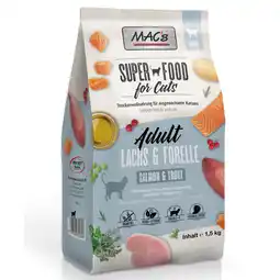 Zooplus MAC's Cat Adult Zalm & Forel Kattenvoer - 1,5 kg aanbieding